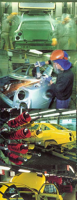 Production line - Fiat Coupe